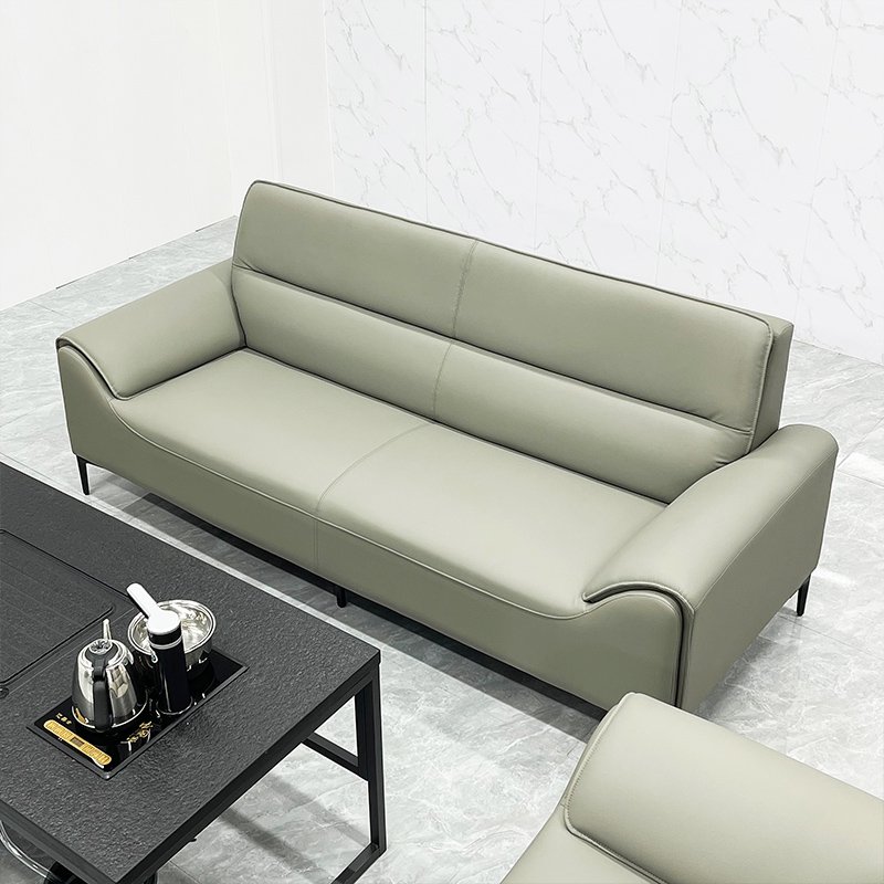 Chuangyue Office sofa simple modern business reception sofa coffee table set manager's room guest sofa