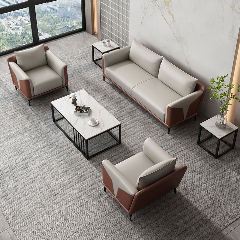 Modern Simple Office Furniture Sofa Lounge Area Business Reception Meeting Office Sofa Set