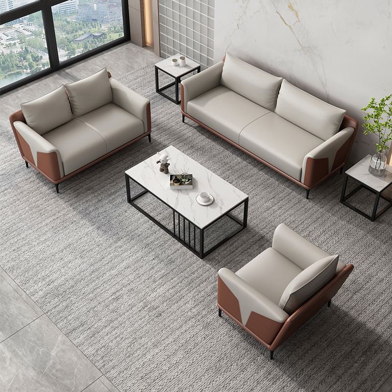 Modern Simple Office Furniture Sofa Lounge Area Business Reception Meeting Office Sofa Set