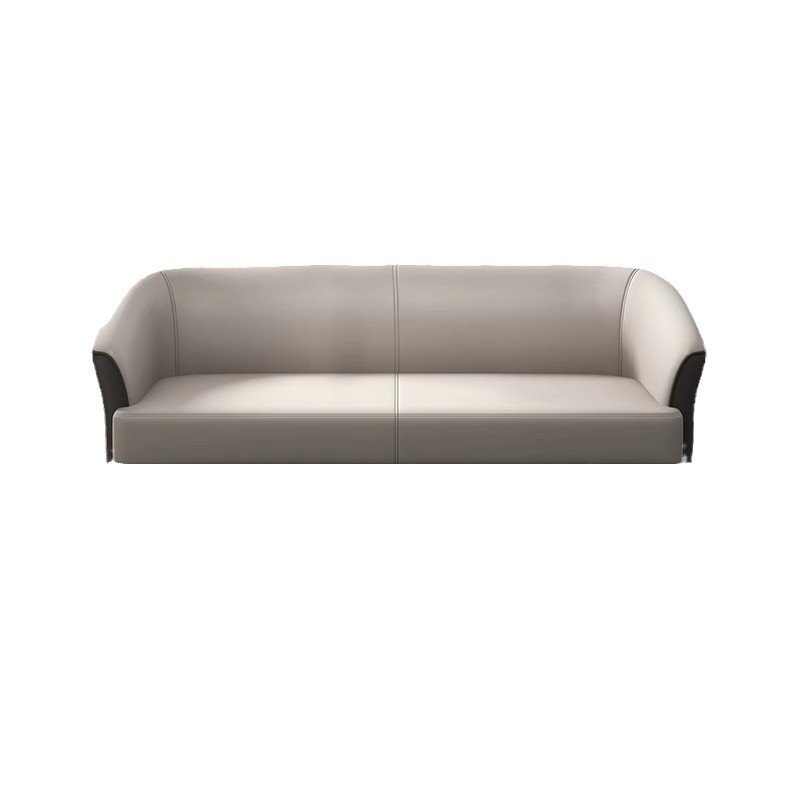 Modern Double Seat Leather Sofa Set for Small Apartments for Cafe Restaurant Office or Living Room