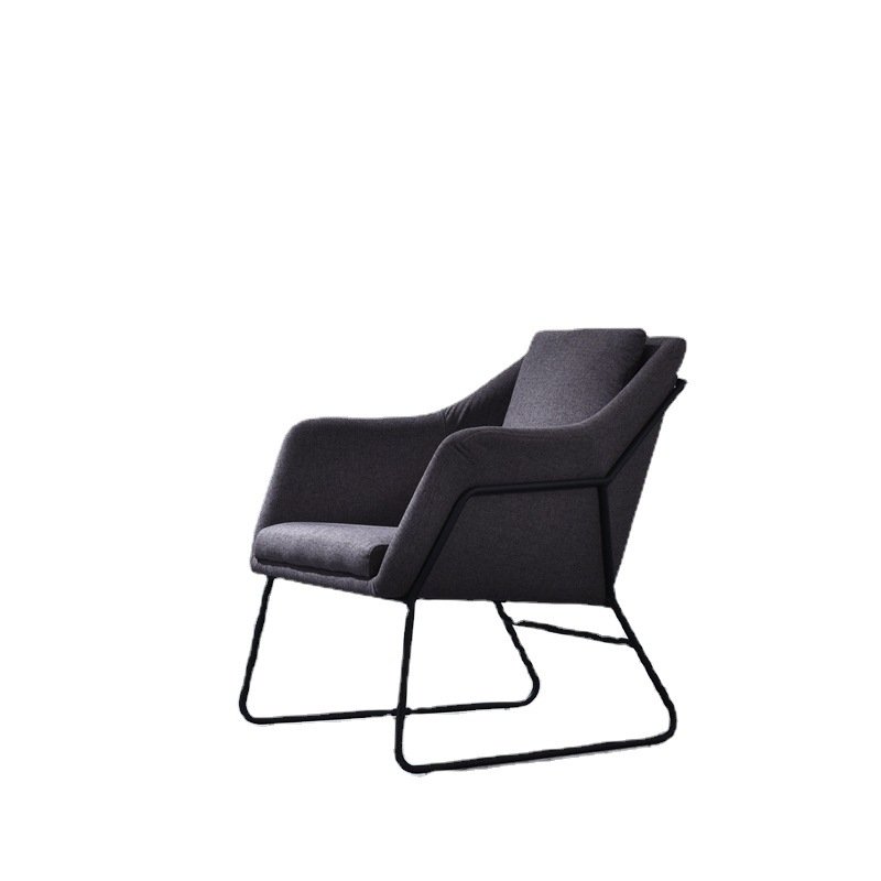 2024 Most Popular Modern Fabric Covered Backrest Office Chair for Reception and Business Meetings Durable Stainless Steel Legs
