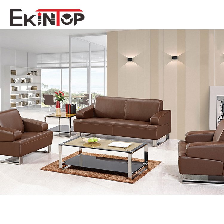 Ekintop cheap leather office sofa set designs office sofa