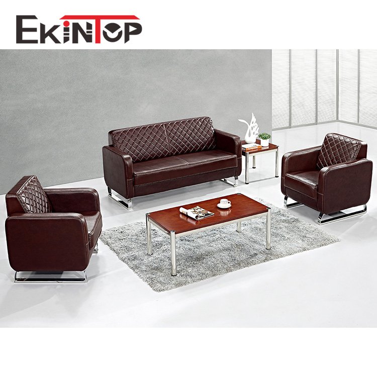 Ekintop cheap leather office sofa set designs office sofa