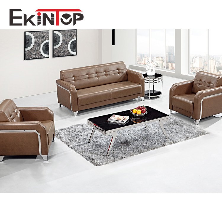 Ekintop cheap leather office sofa set designs office sofa