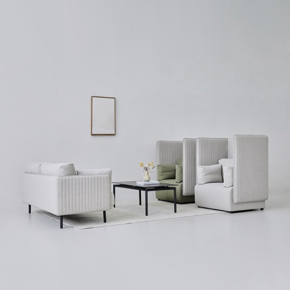 High back independent office meeting pod acoustic sofa office sofa