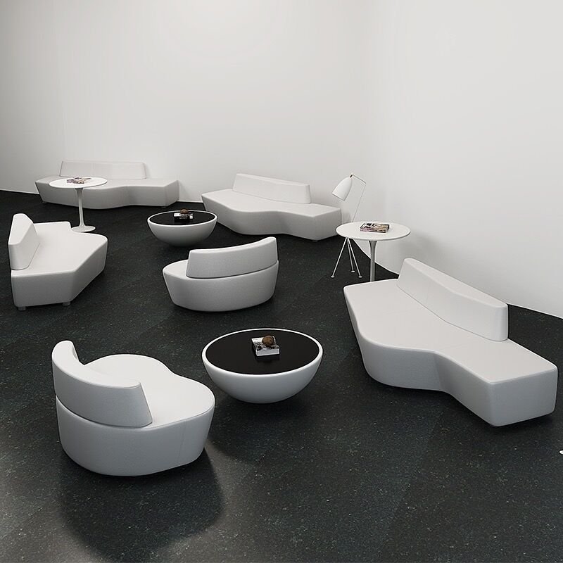 office lounge sofa design reception seating leisure sofa for office and hotel waiting room lounge curved modular sofa