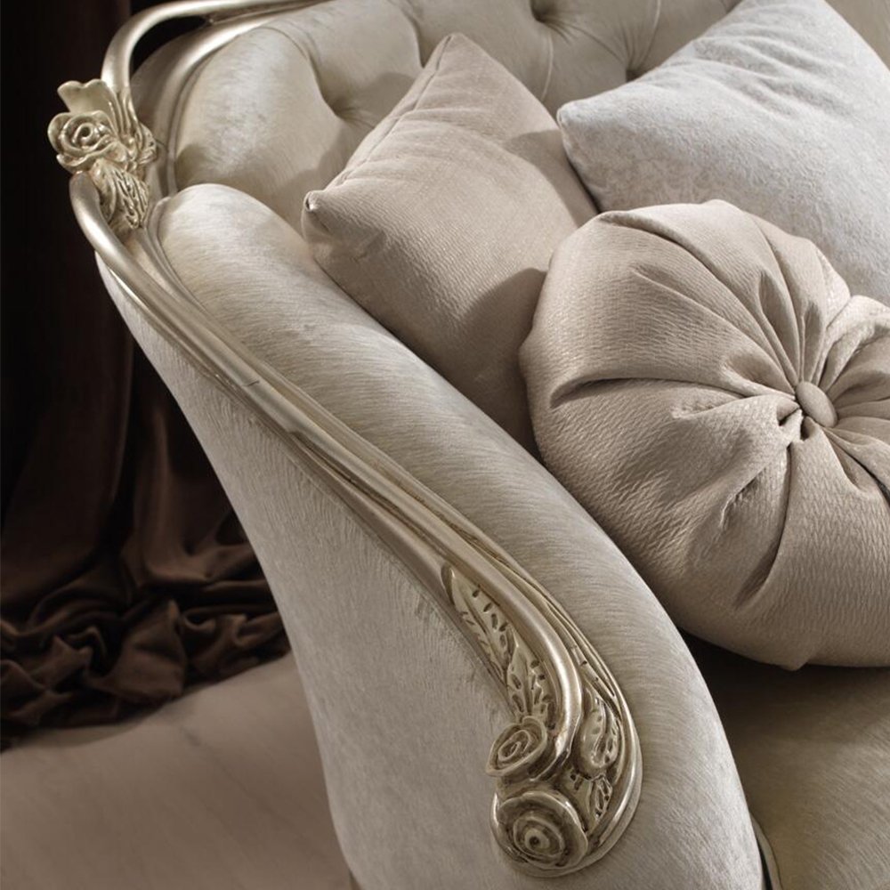 Sofa Chair Luxury Living Room Sofa Set High End Bespoke Carved 1+2+3 + Modern Chesterfield Sofa Livingroom Home Furniture Tufted