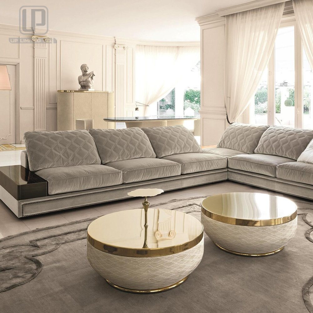 High quality bespoke furniture Corner sectional fabric sofa For Home long couch sofa Furniture
