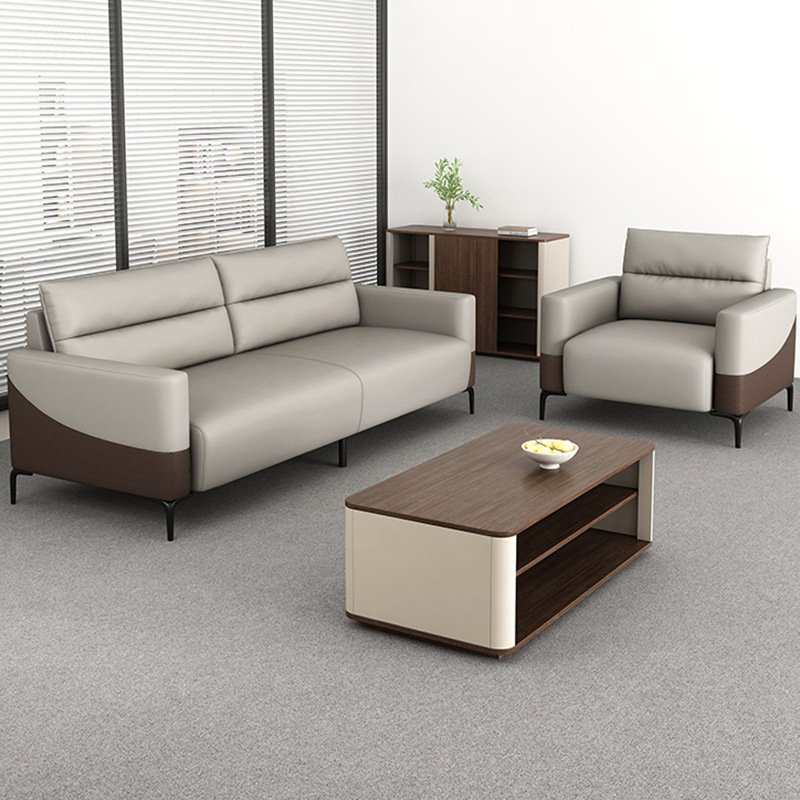 Boss Office Luxury Single Three-Person Sofa Bed Set for Hotel Business Leisure Negotiation in Living Room Small Apartment Hall