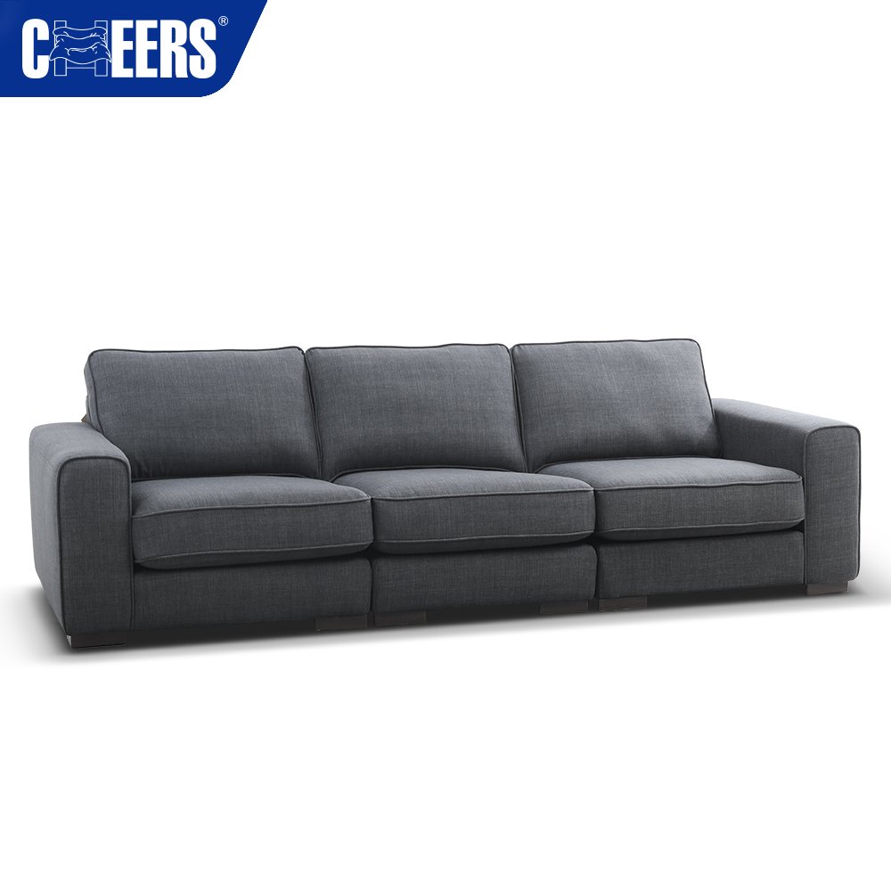 MANWAH CHEERS Modern L Shape Oversized Modular Couch Sleeper Sofa Fribric Living Room Sofa Bed Set, Sofa beds