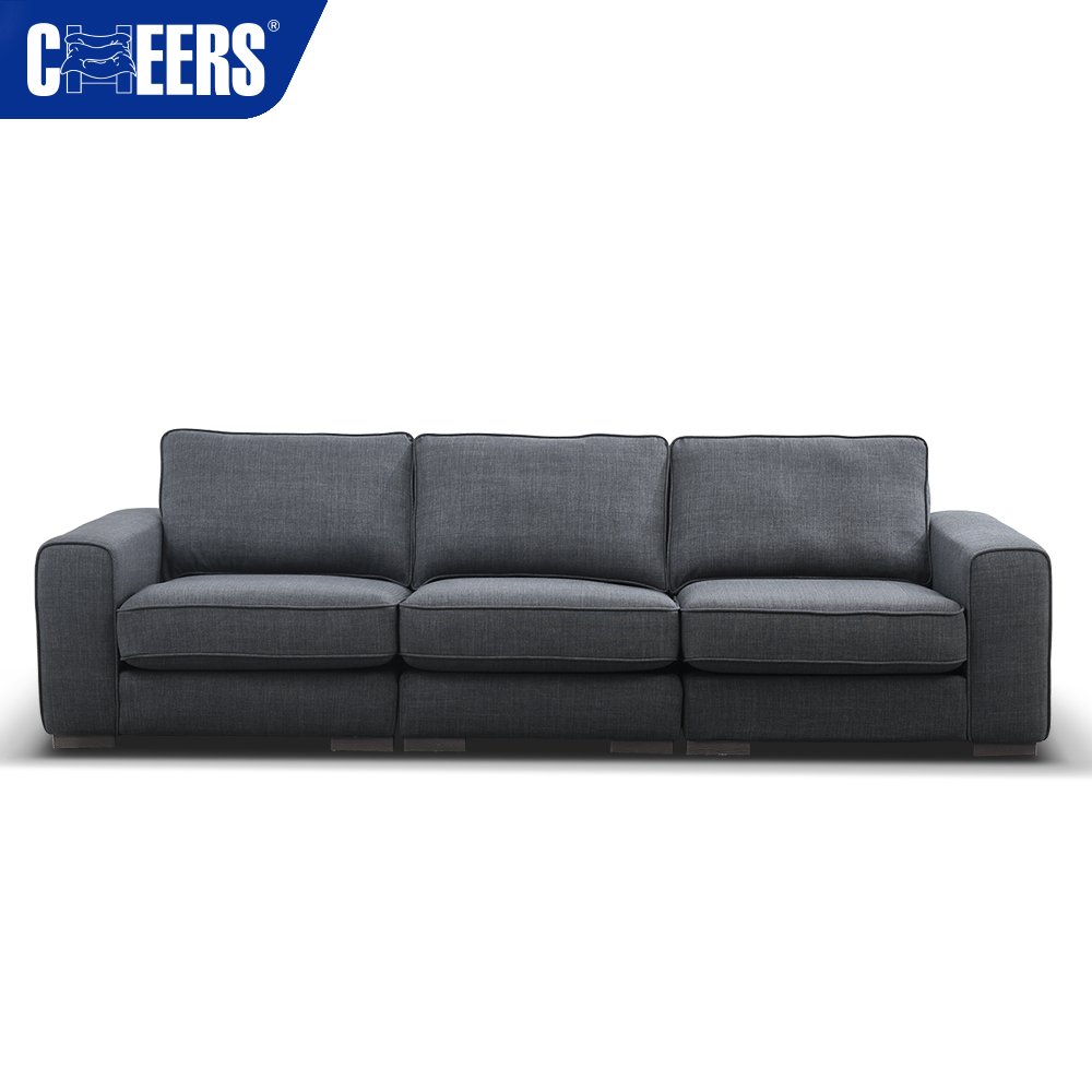 MANWAH CHEERS Modern L Shape Oversized Modular Couch Sleeper Sofa Fribric Living Room Sofa Bed Set, Sofa beds