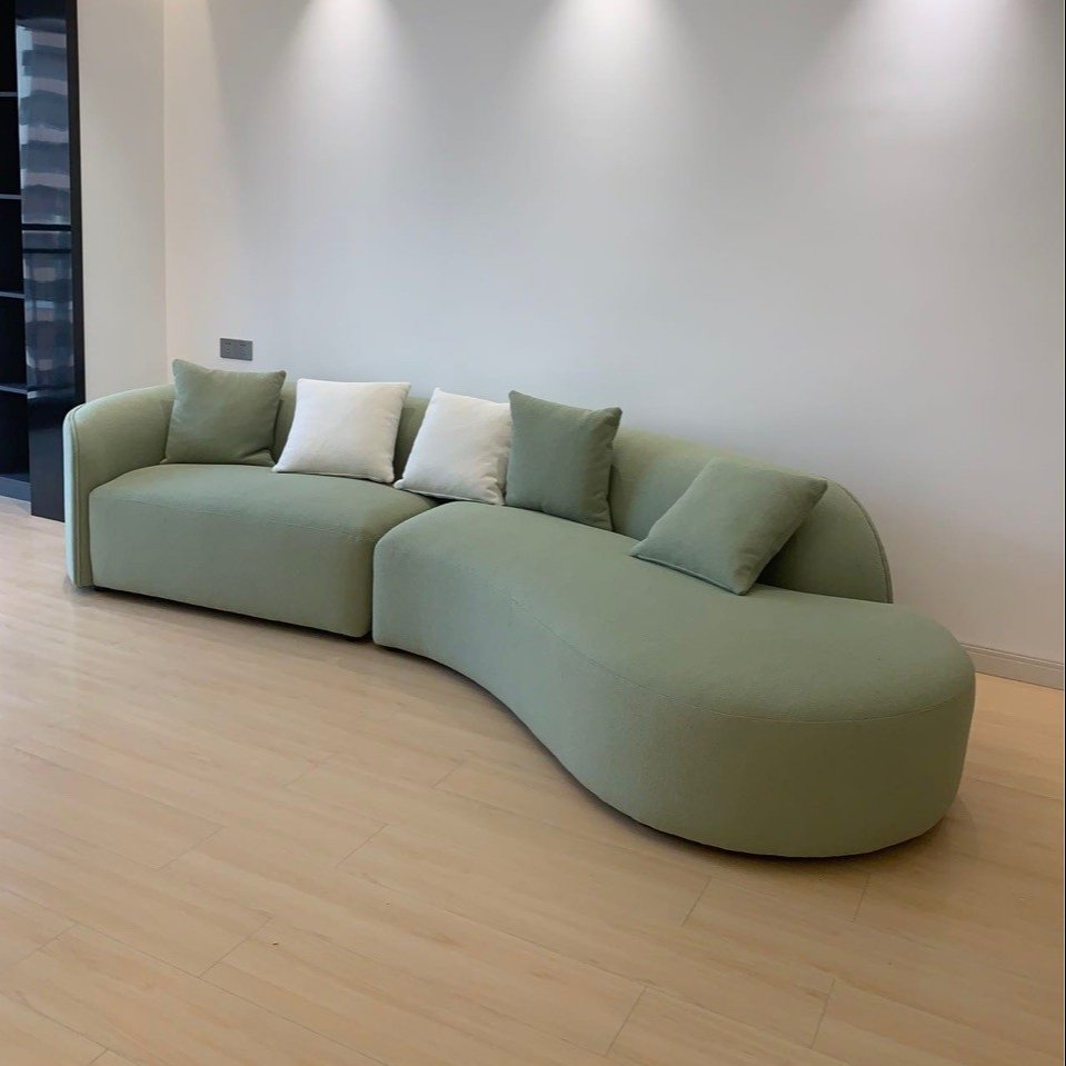 Home use lamb suede sofa set furniture couch living room office sofas 3-4 seater relax living room chair sofa furniture