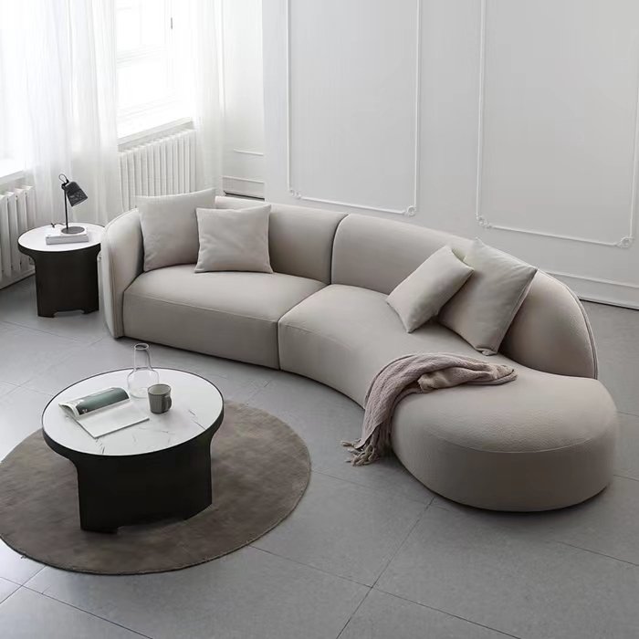Home use lamb suede sofa set furniture couch living room office sofas 3-4 seater relax living room chair sofa furniture