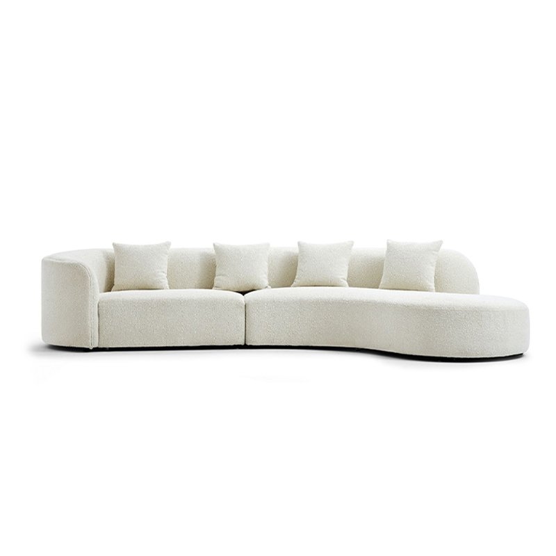Home use lamb suede sofa set furniture couch living room office sofas 3-4 seater relax living room chair sofa furniture
