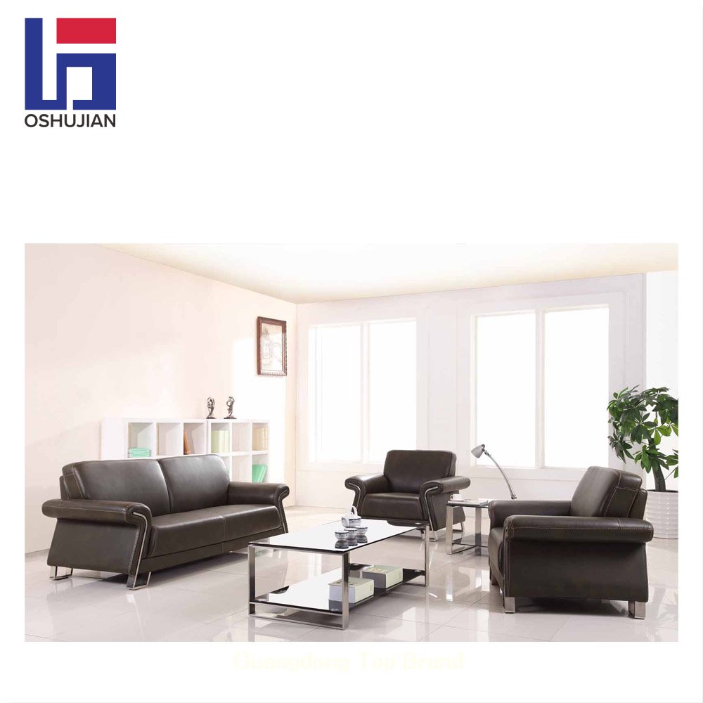 Oshujian leather office reception sofa SJ533