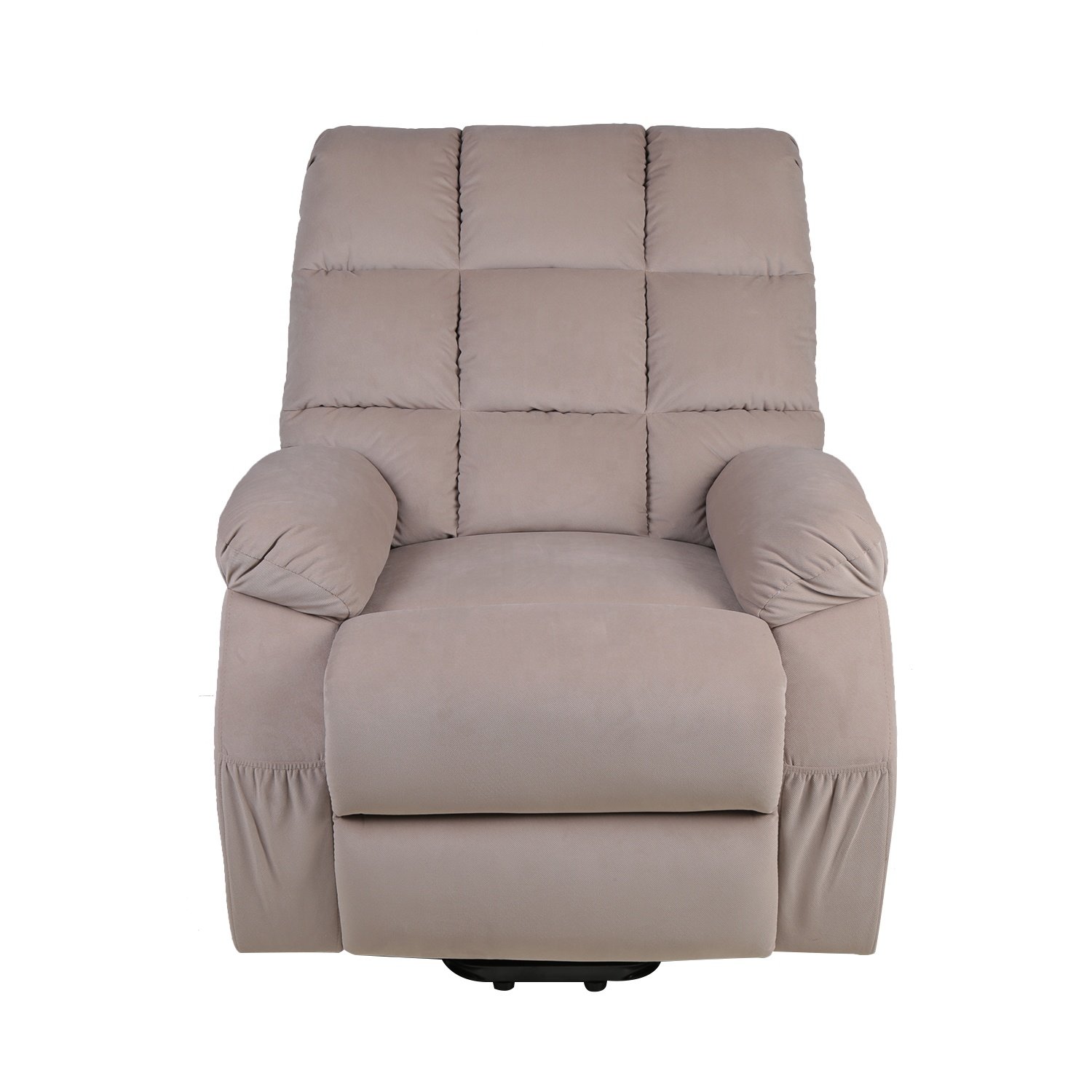 luxury soft fabric LCD control 8point massage heat lift up chair for old people recliner sofa