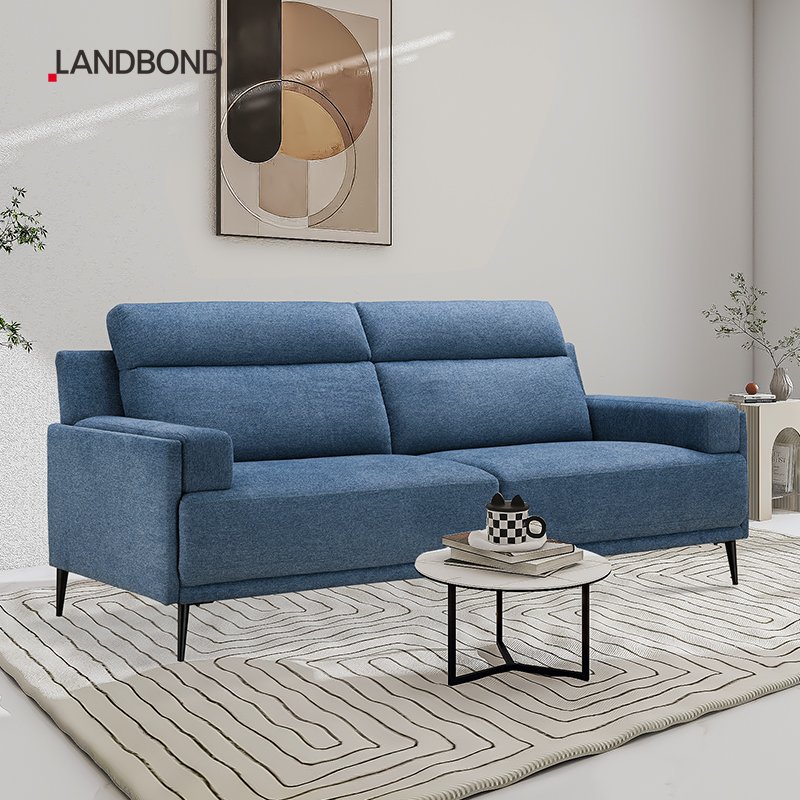 Foshan sofa supplier wholesale Luxurious modern home furniture living room sofa 2 3 seater microfiber fabric sofas set