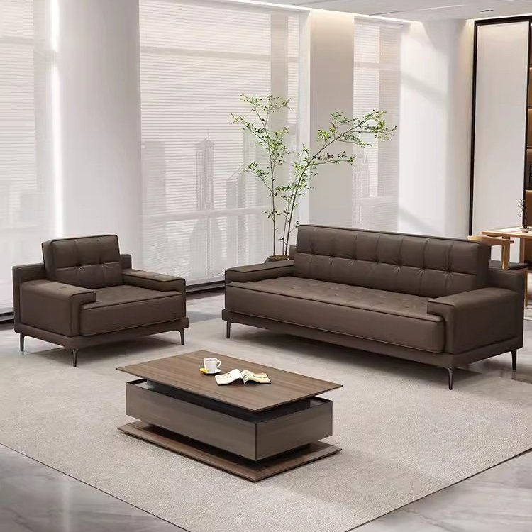Modern style commercial office furniture sofa set furniture luxury 4 seater sofa for office room