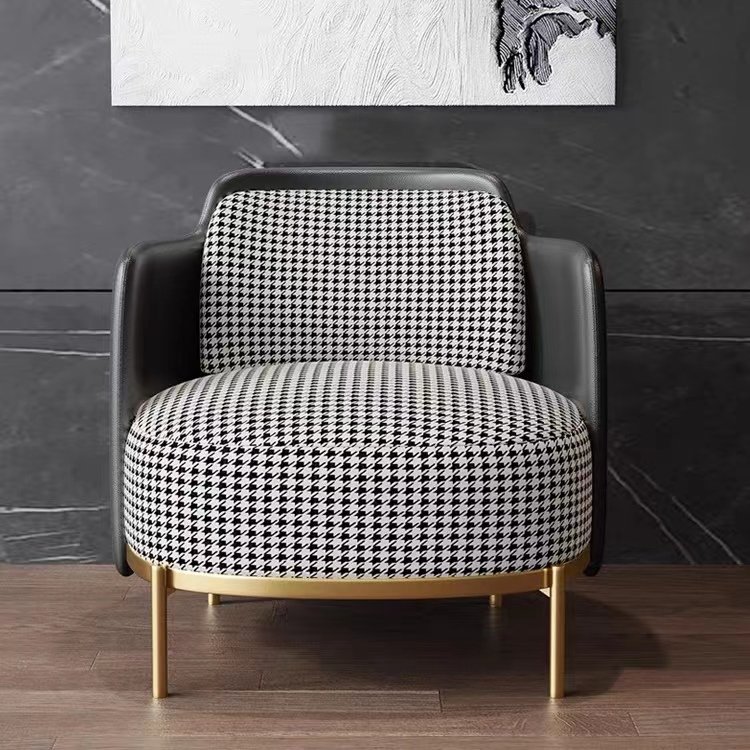 Wholesale Accent Chairs Furniture Living Room Modern Arm Chairs Single Sofa Luxury leather Lounge Chair