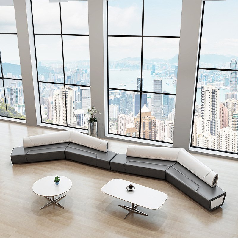 Sofa Seating Lobby Room Waiting Modular Free Combination Low Back Casual Sectional Sofa Office Waiting Area Sofa Modern