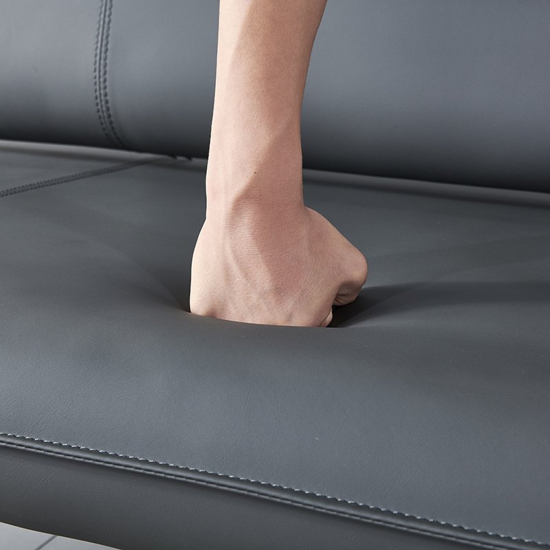 Beauty Salon Station Waiting Sofa Barber Shop Reception Couch Leather Hair Salon Waiting Chair