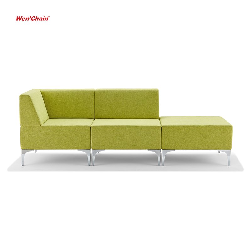 Wholesale Discount Fabric Cover Modular Corner Office Fabric 3 seater Sofa Sets Furniture Modern Lounge 8 Seats Sectional Sofa