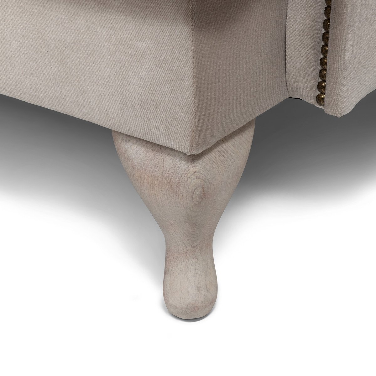 Classic Sofa Two Seat Cream Fabric Wooden Frame Luxury Sofa Living Room Furniture Home Living Room Furniture