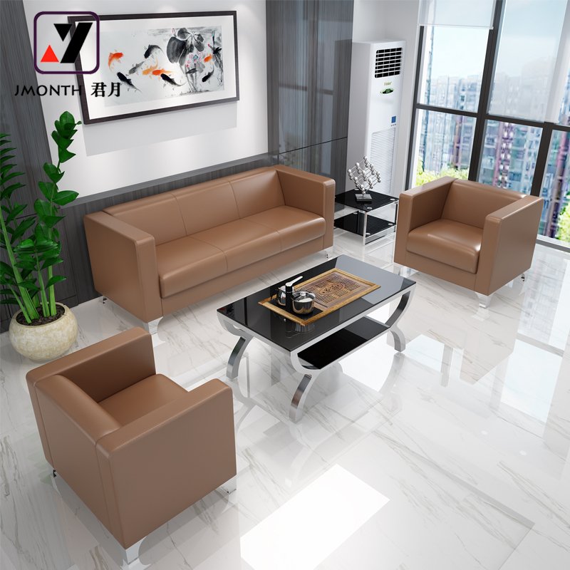 New Design Hot Sale Sofa Set Pu Leather Office Boss Sofa Office Furniture Sofa