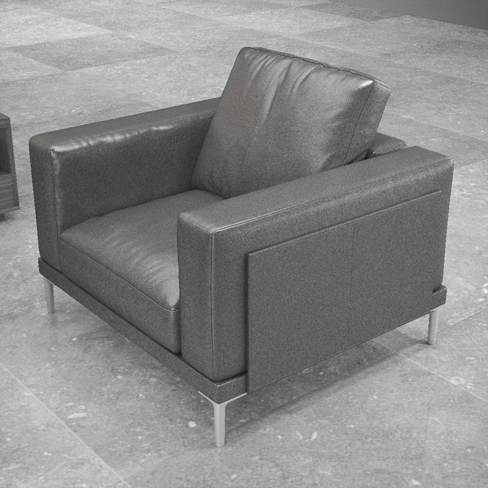 Leather Sopodium Black Commercial Grade Turbanure Office Sofa Sets Living Room Sofa Set Office Furniture Modern Sectional Sofa