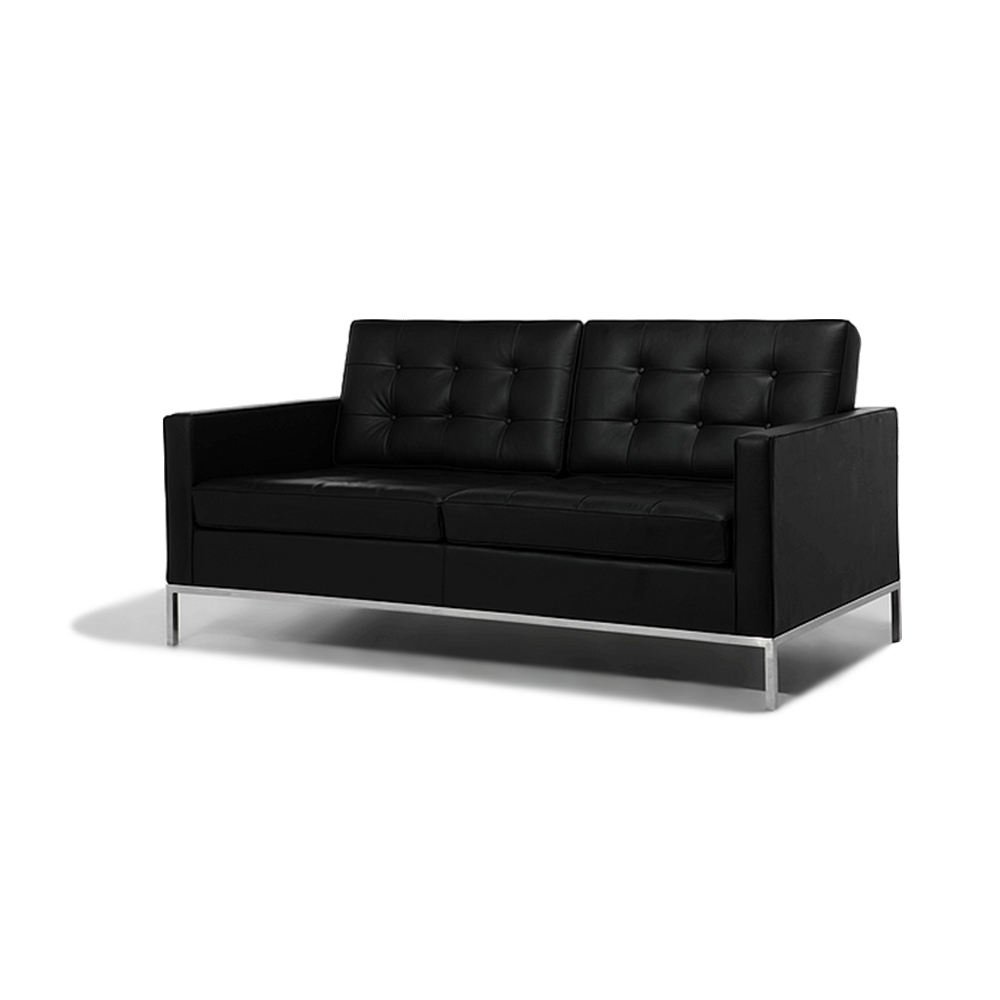 Customized Living Room Furniture Meeting Reception Space 3 Seat Leather Office Sofa