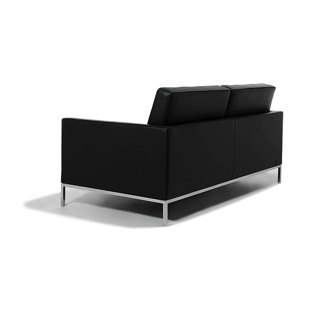 Customized Living Room Furniture Meeting Reception Space 3 Seat Leather Office Sofa