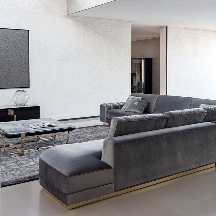 living room lounge luxury light luxury sofa gray italian set leather modern furniture couches luxury living room sofa