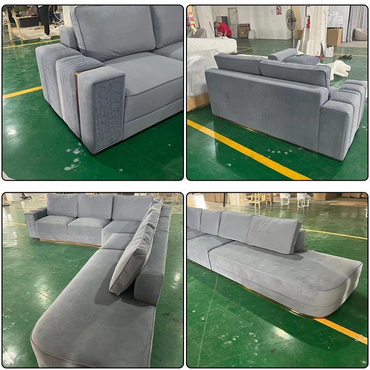 living room lounge luxury light luxury sofa gray italian set leather modern furniture couches luxury living room sofa