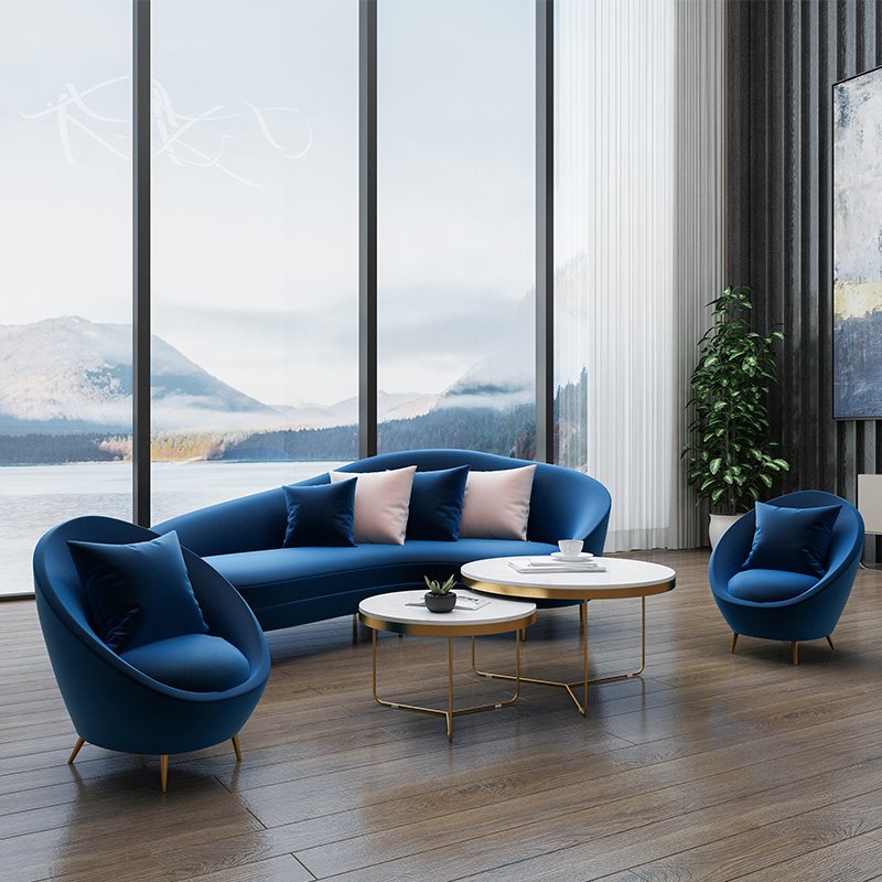 Salon furniture Modern quality leather beauty salon Comfortable salon waiting sofa