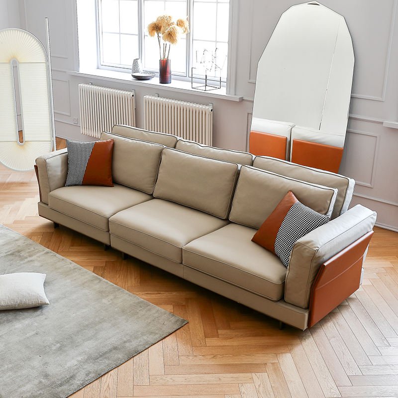 Designs with price leather set genuine white furniture italy leather living room 4 seater large sofa