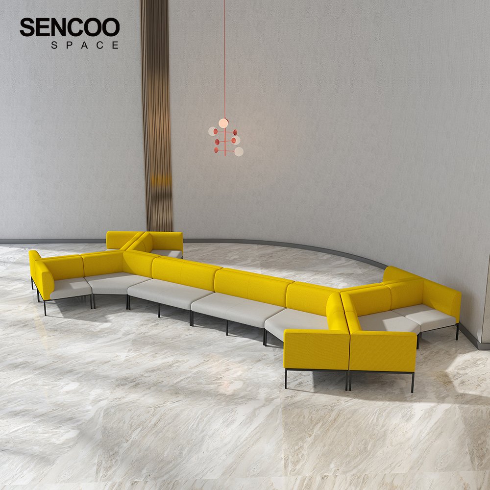 Office Sofa Set Furniture Sofa Seating Lobby Room Waiting Bench Modular Free Combination Office Waiting Area Sofa