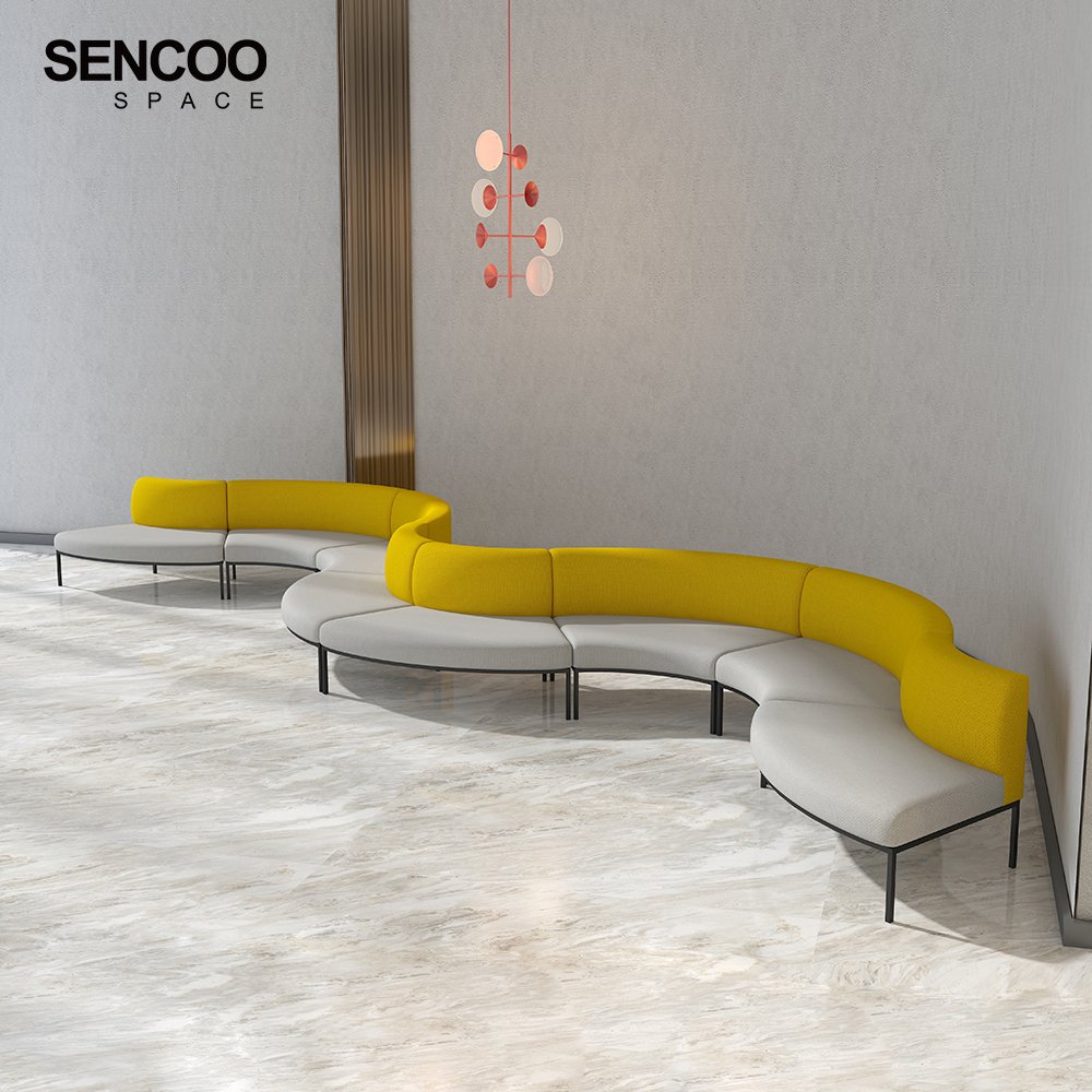 Office Sofa Set Furniture Sofa Seating Lobby Room Waiting Bench Modular Free Combination Office Waiting Area Sofa