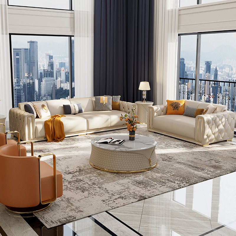 Foshan Made Luxury Modern Furniture Sofa Living Room Sofa Set Design Sectional Sofa
