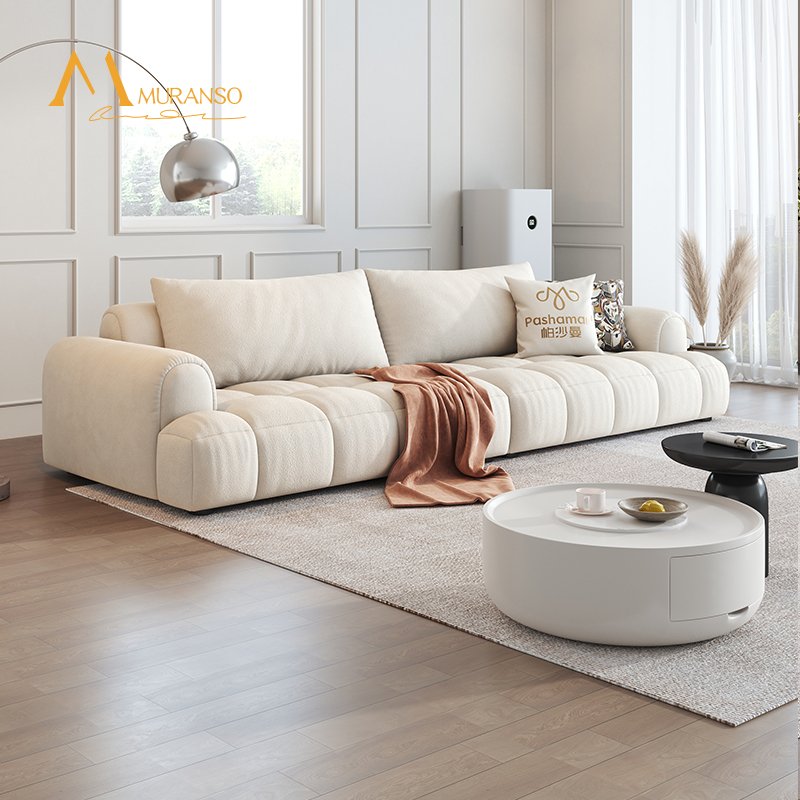 Luxury Modern Triple Sofa With Reversible Sofa Set For Living Room Office Apartment Minimalist Sofas Couches
