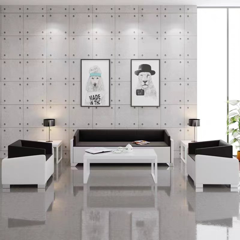 Office furniture modern reception visitor office guest executive office sofa set furniture