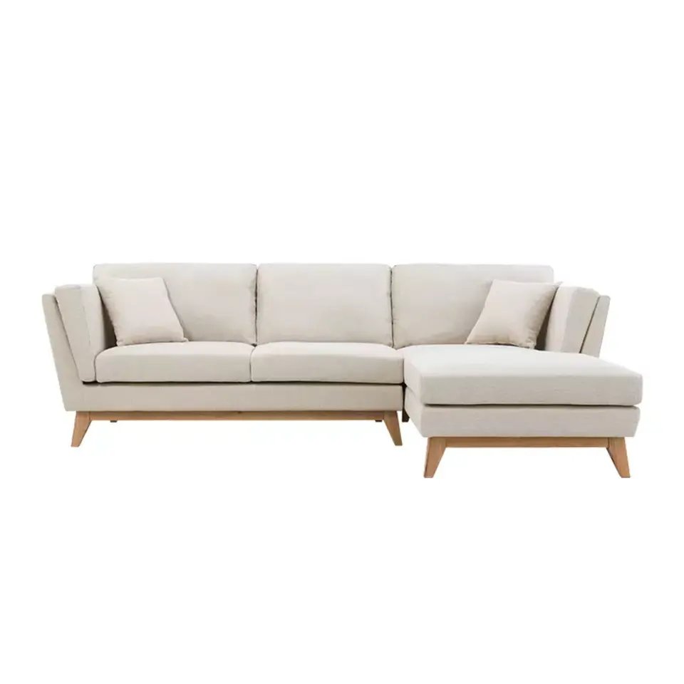 Manufacturer Direct Sale Modern Minimalist Style Sofa Tech Fabric L-shaped Sofa Living Room Fabric Sofa
