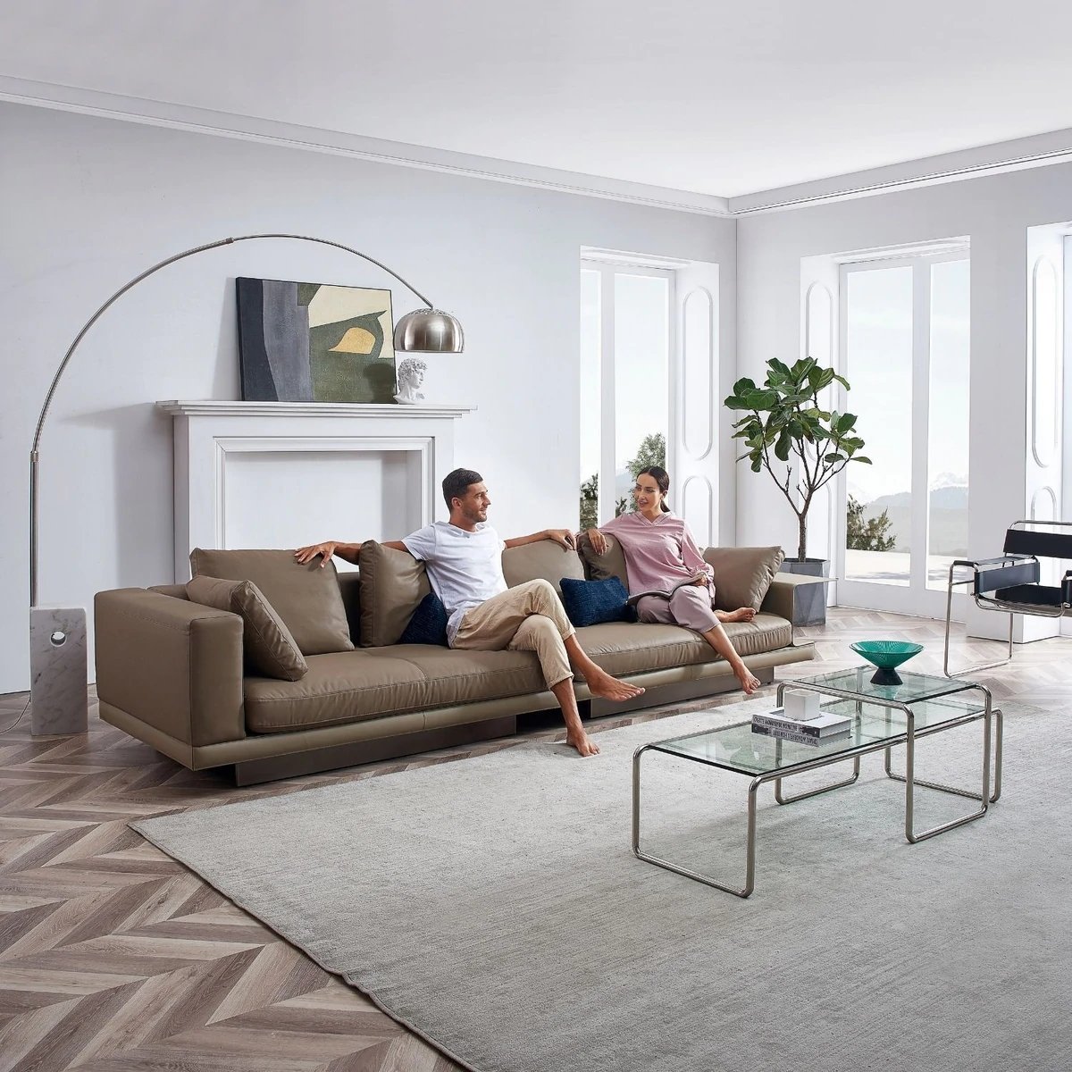 More Durable 3 Seat Modular Sectional Sofa Set Smart Technology Fabric Home Furniture Bedroom Furniture Dining Table Set Modern