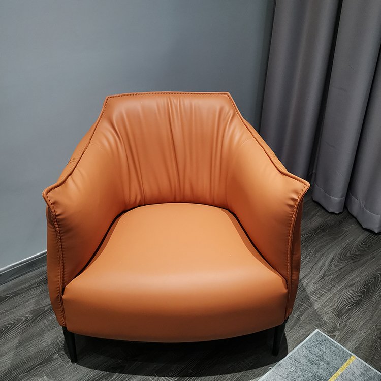 Modern Sectional Sofa Chair Set PU Synthetic Leather Wood Fabric with Sponge Filling for Home Office Living Room Furniture