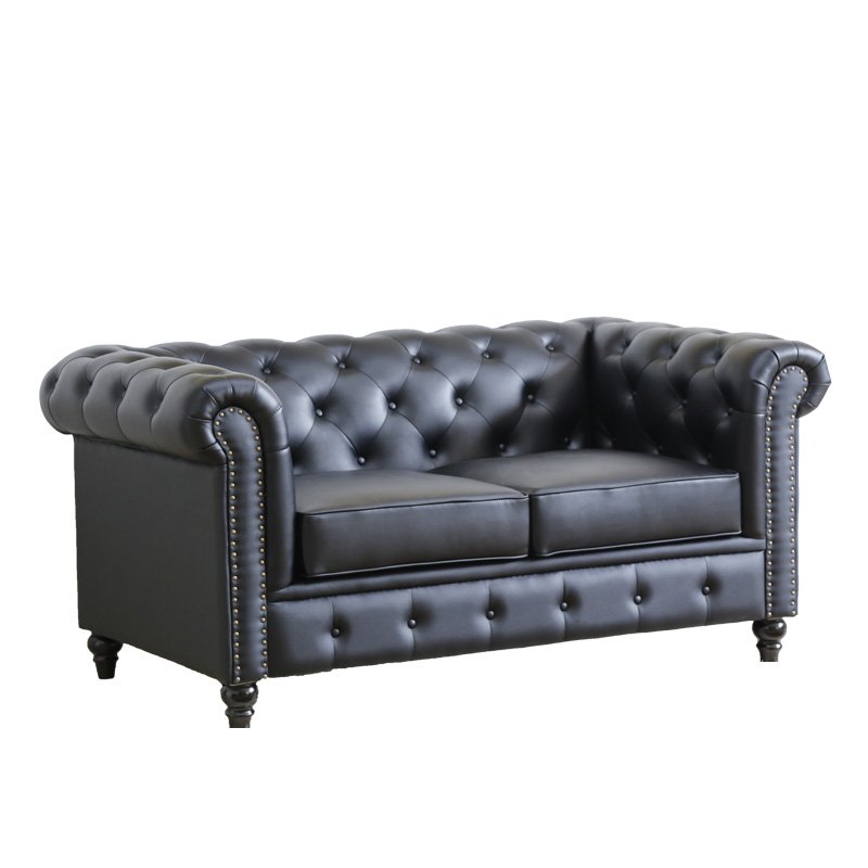 OEM High Quality European Style Leather Sofa Genuine Leather Tufted Luxury Leather Sofa