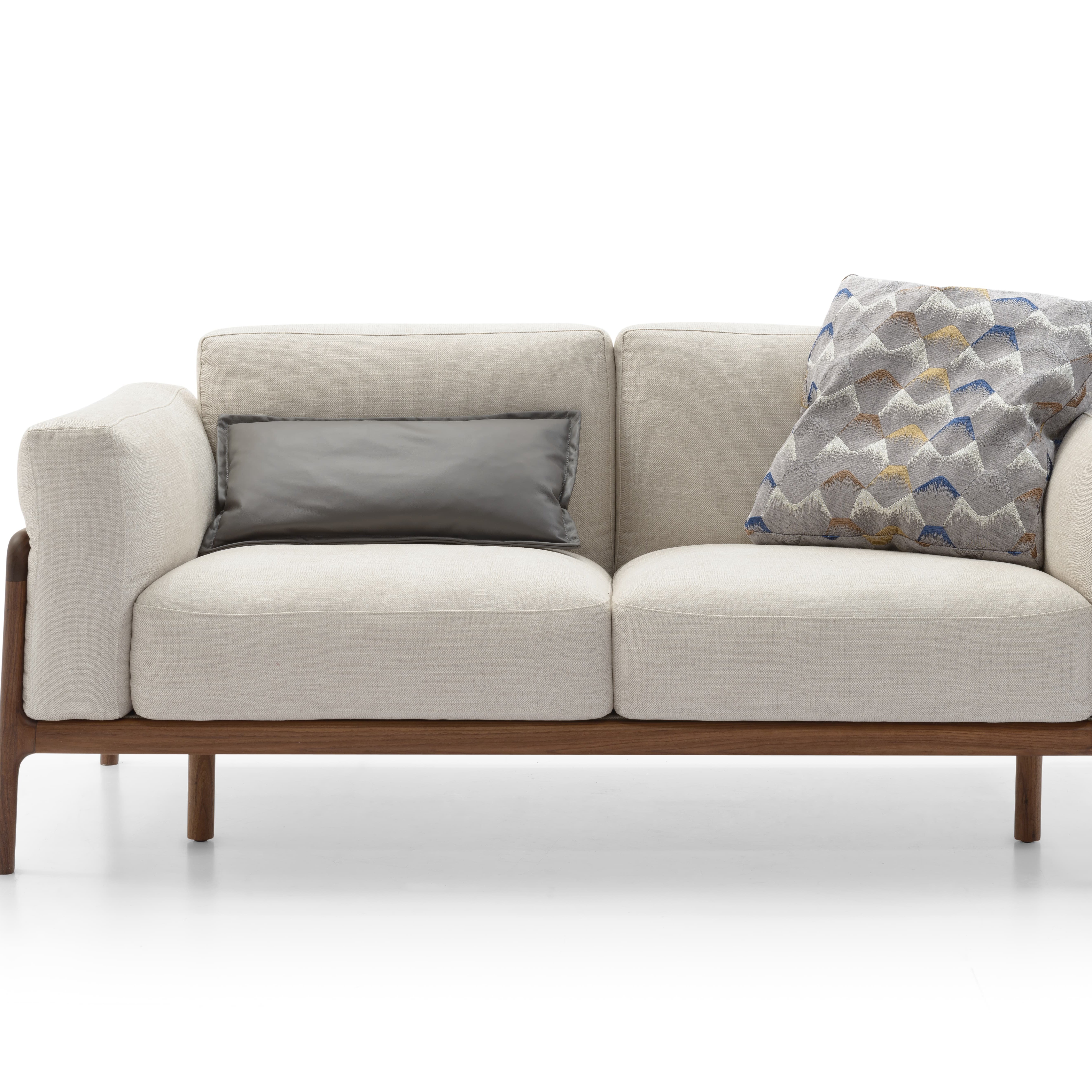 SCIHOME Furniture Fabric 1 2 3 Sectional Lounge Sofa Modern Black Walnut Living Room Furniture