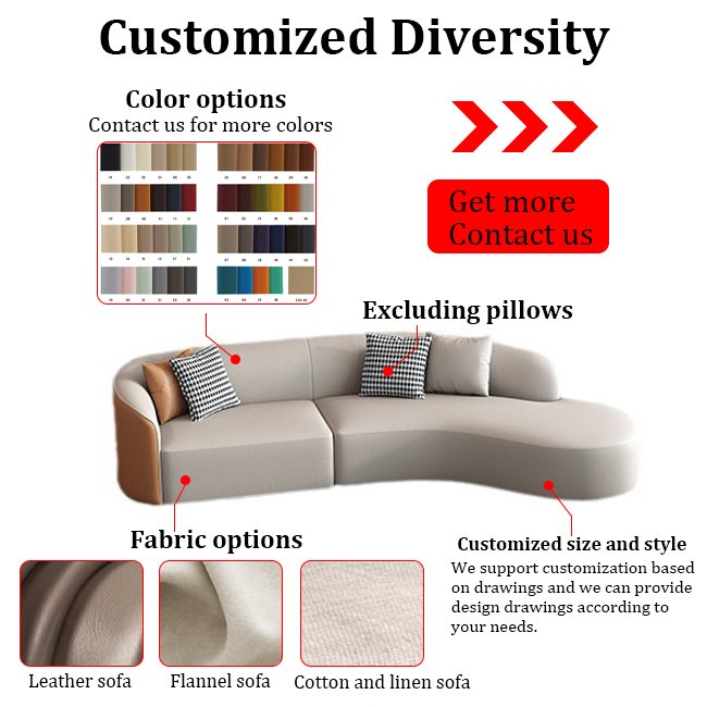 Modern Office Waiting Leather Curved Modular Lounge Visitor Sofas Sets Living Room Sofa Customizable Colors Sizes Styles