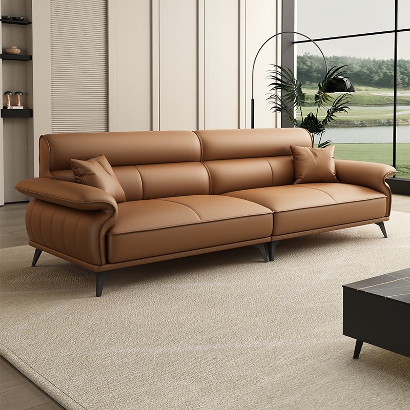 OEM/ODM Modern Modular Leather Couch Home Living Room and Business Reception Office Sofa Set for Hotels Schools and Offices