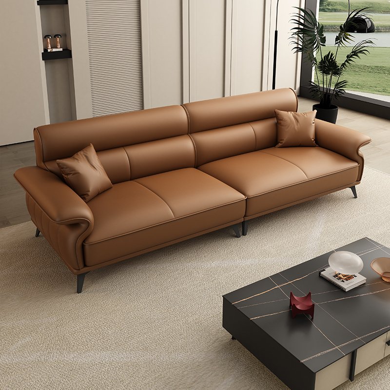 OEM/ODM Modern Modular Leather Couch Home Living Room and Business Reception Office Sofa Set for Hotels Schools and Offices