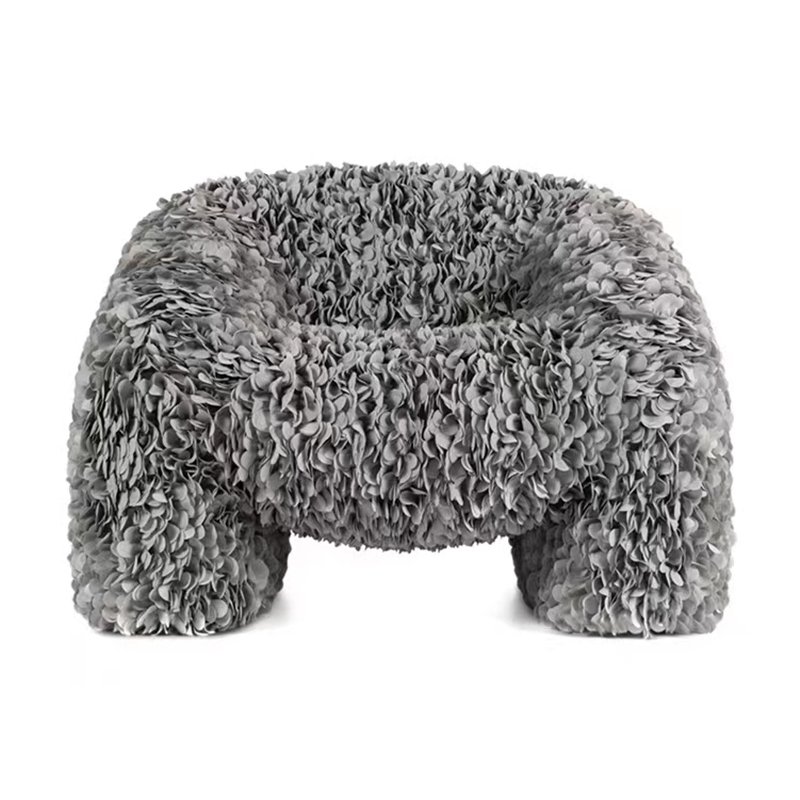 Designer Moooi Single Sofa Premium Floral Living Room Armchair Casual Petal Chair