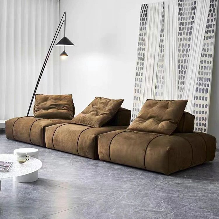 Contempo Comfortable furniture blue real corner leather modular velvet luxury living room modern sofa set
